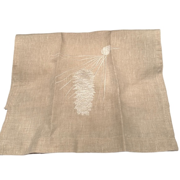 ANALI linen guest towel 100% Italian linen - Picture 2 of 5